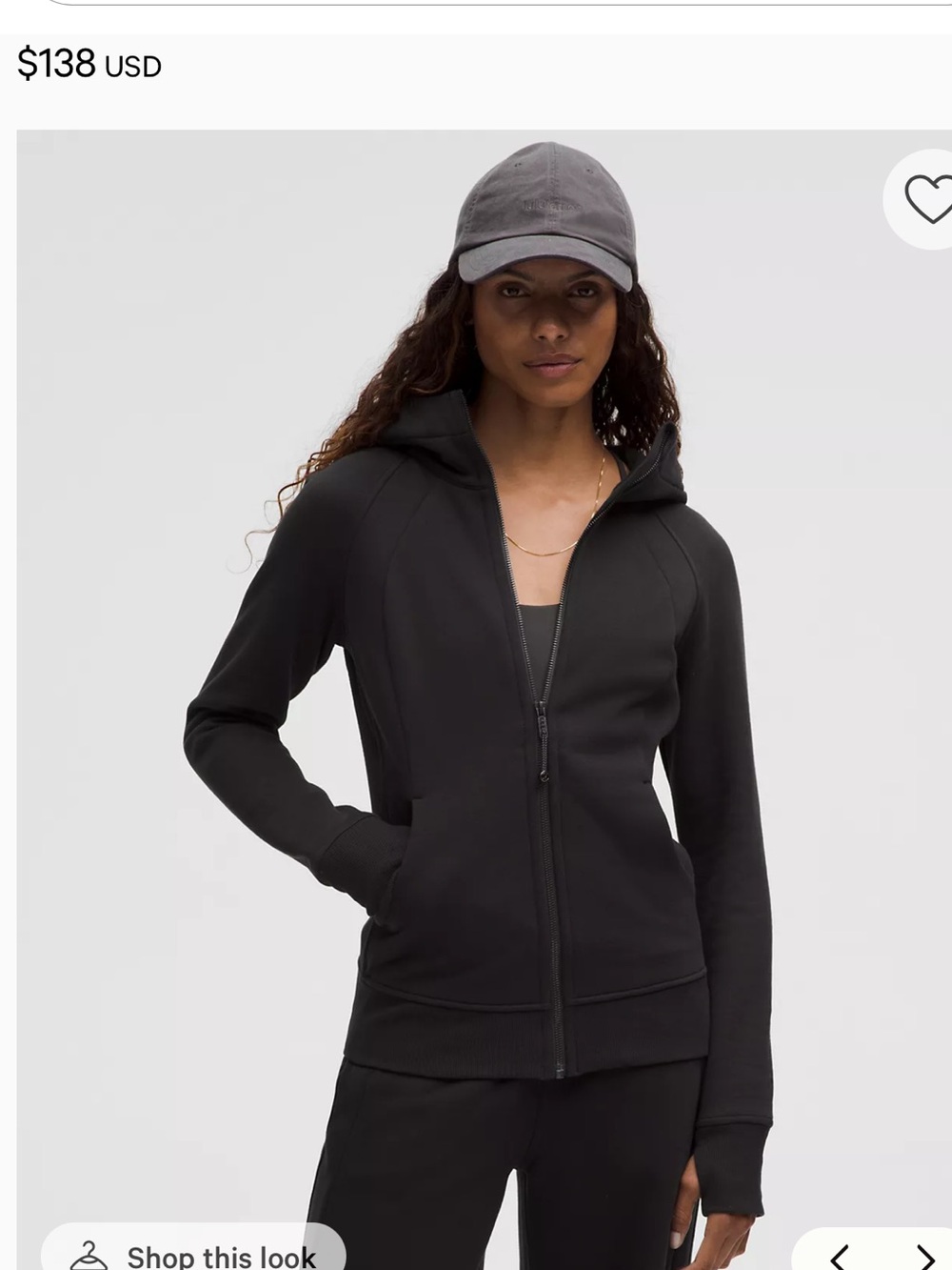 lululemon scuba full-zip hoodie